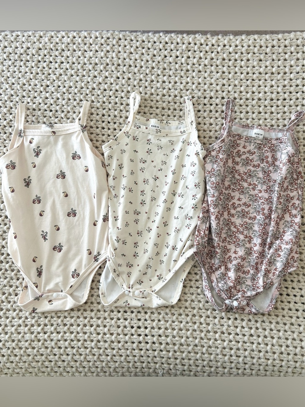 3 Pack Fruit Onesies